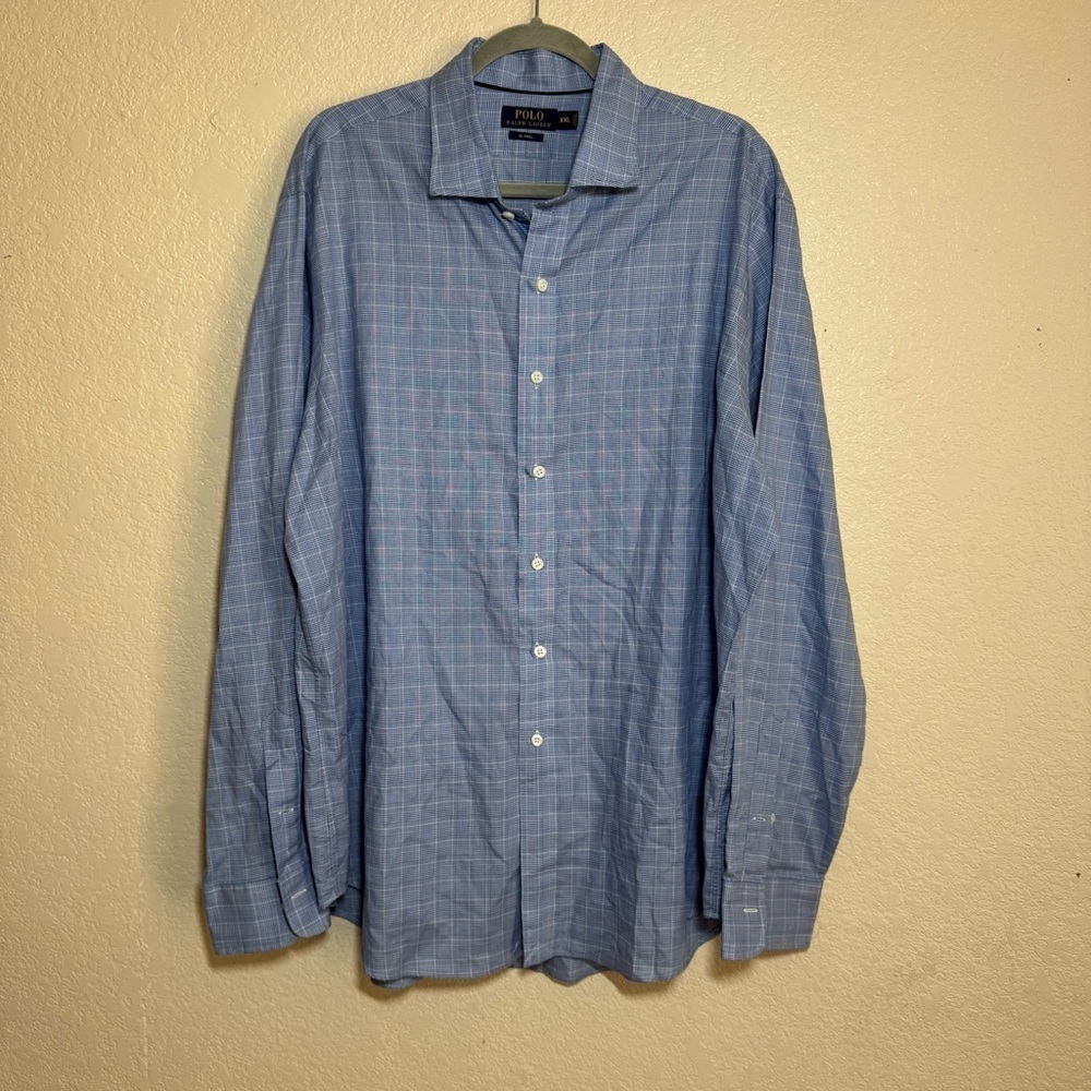 Ralph Lauren Blue Casual Button Down Shirt
